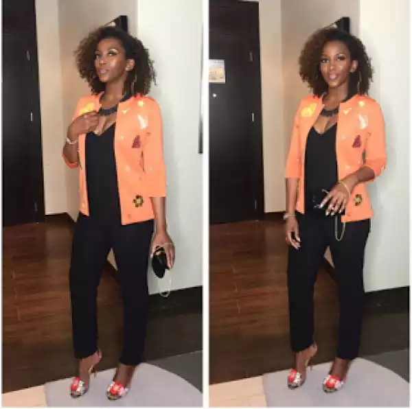 Photos: Genevieve Nnaji Steps Out In Custom Elvira Jacket For Dom Pérignon Event In Lagos